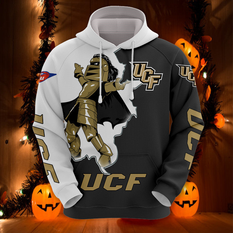 Ucf Knights Hoodie Mascot Printed Unisex College Football Streetwear